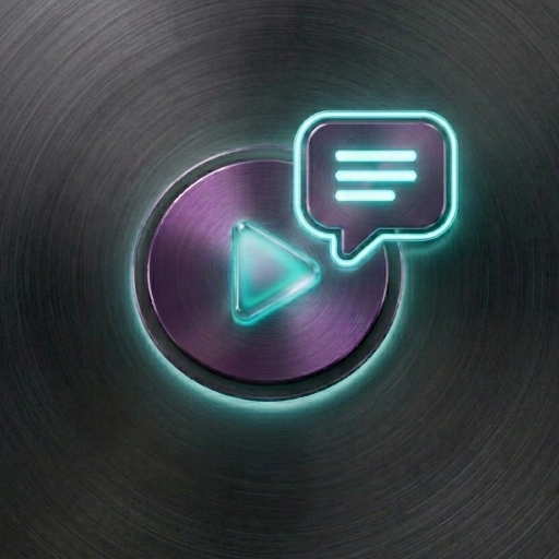 VidWord Language Learning App Icon - Master languages through video immersion